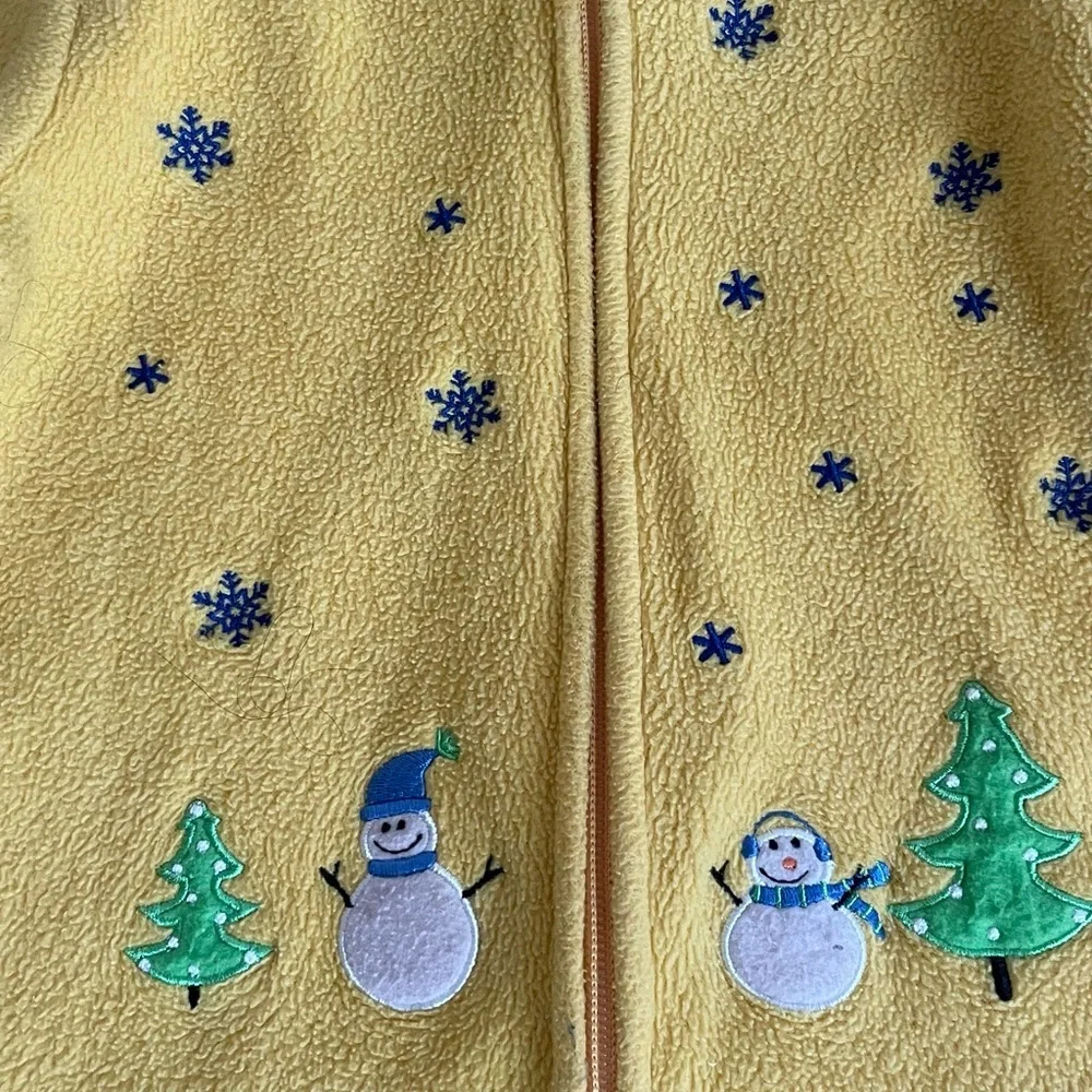 Second step fleece infant Yellow with zipper 18 M